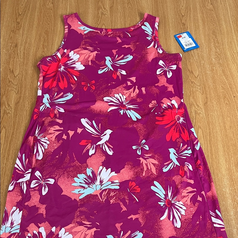 Columbia Purple Floral Midi Dress - Picture 2 of 11